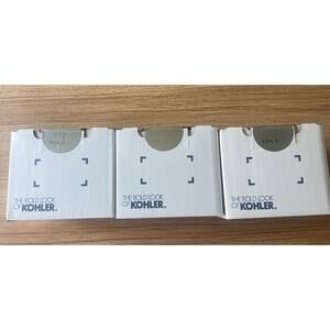 Kohler Shower Head Arise Lighted Single Function brushed brass set of 3 $250